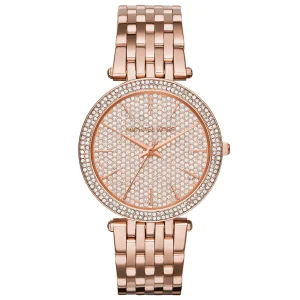 Michael Kors MK3439 Ladies Watch Darci Rose Gold Pave