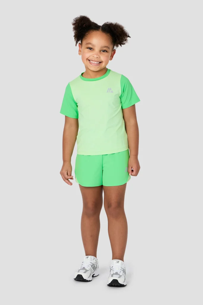 MONTIREX – Infant Girls Bounce T-Shirt/Short Set – Green – 4-5Y – Infant Girls T-Shirt Sets