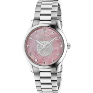 Gucci YA1264166 G-Timeless Pink Mother of Pearl Dial Unisex Watch