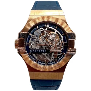 Maserati R8821108022 Automatic Skeleton Dial Rose Gold Men’s Watch