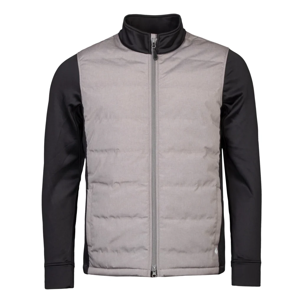 Mens Mid-Weight and Water Resistant Hybrid Harrison Jacket – Grey