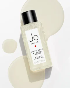 Jo Loves | White Rose & Lemon Leaves Bath & Shower Gel | 75ml