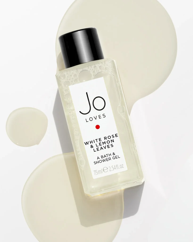 Jo Loves | White Rose & Lemon Leaves Bath & Shower Gel | 75ml
