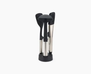 Joseph Joseph Elevate™ Fusion 3-piece Stainless-steel Utensil Set with Compact Stand