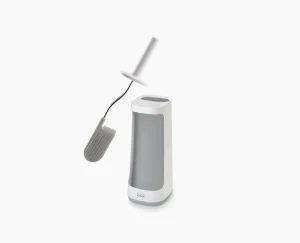 Joseph Joseph Flex™ Plus Light Grey Toilet Brush with Storage Caddy