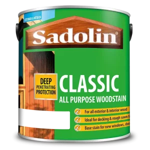 Sadolin Classic All Purpose Woodstain 5L, Mahogany