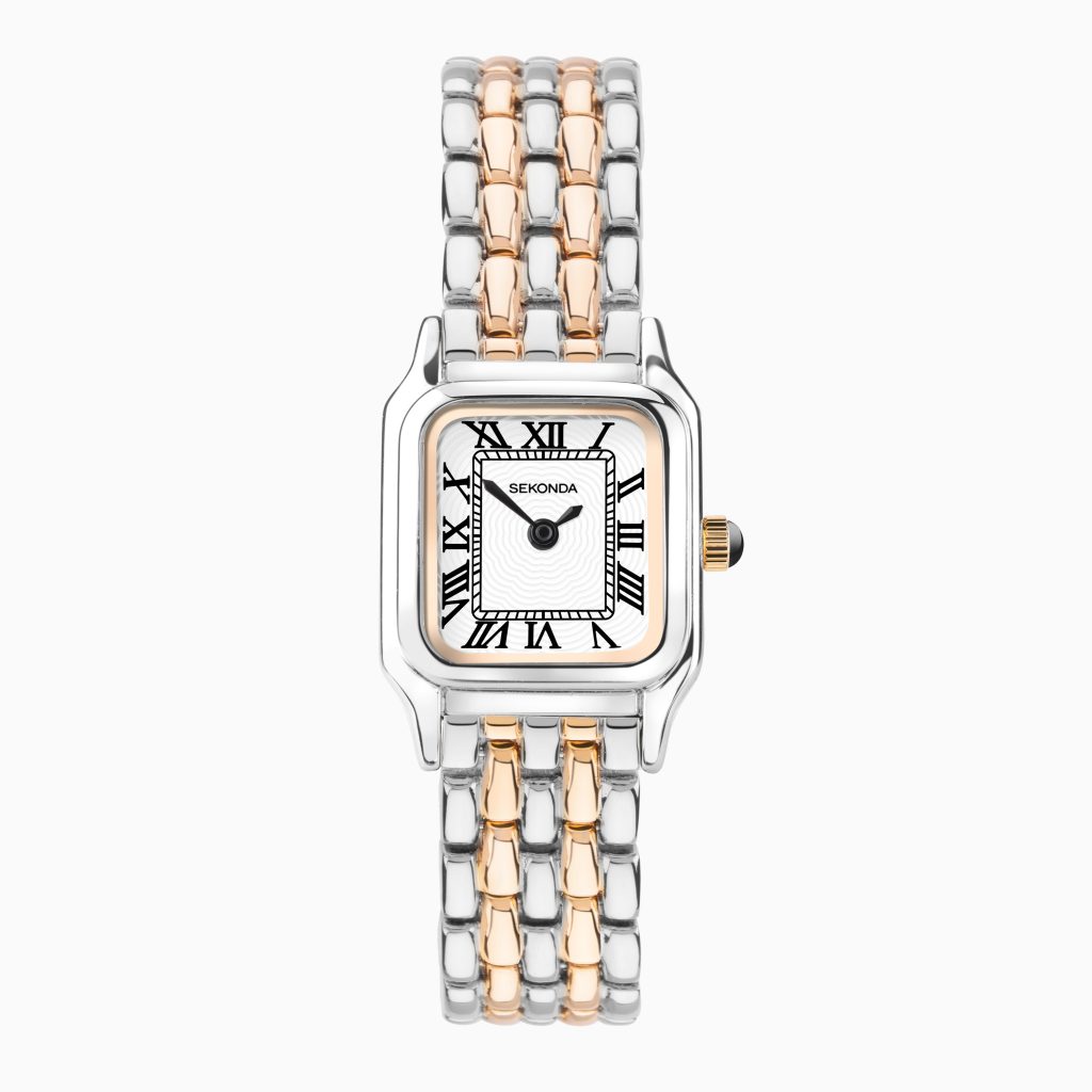 Sekonda Sekonda Monica Ladies Watch | Two Tone Alloy Case & Bracelet with White Dial | 40555